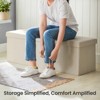 Storage Ottoman Bench, 15 x 43 x 15 Inches, End of Bed Bench, Storage Chest, for Living Room, Bedroom, Entryway - 2 of 4