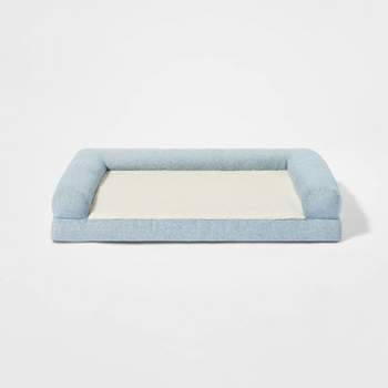 Sofa Bolster Dog Bed - Light Blue - Boots & Barkley™