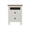 Grungis 2-Drawer Farmhouse Wooden Dressers with Well-proportioned Design and Sleek Lines,Wooden Chest Drawers for Living Room,Hallway,White - 4 of 4