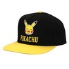 Pokemon Pikachu Youth Black Snapback Cap - 2 of 4