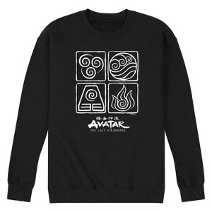 Men's - Avatar: The Last Airbender - Team Avatar Graphic Fleece Sweatshirt - 1 of 4