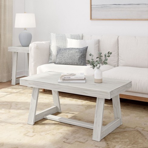 Plank+beam Classic Rectangular Coffee Table, 40" Farmhouse Coffee Table : Target