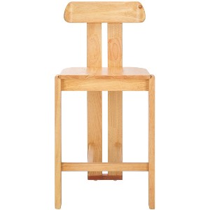 Cayde Wood Counter Stool - BST8801 - Safavieh - 1 of 4