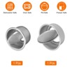 Unique Bargains Aluminum Alloy Nonstick Coating Removable Bottom Durable Round Cake Pan 1 Set - 3 of 4