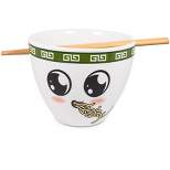 Boom Trendz Bowl Bop Soba Slurp Japanese Dinnerware Set | 16-Ounce Ramen Bowl, Chopsticks