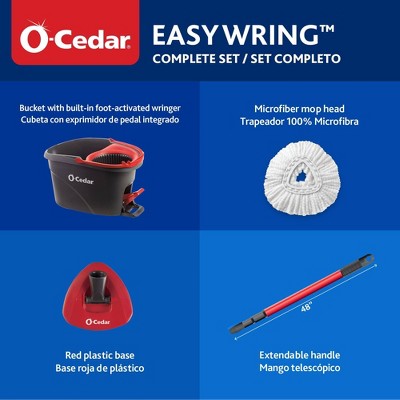 O-Cedar EasyWring Microfiber Spin Mop and Bucket System