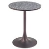 Zuo Bite Bistro Table Black And Bronze - 3 of 4