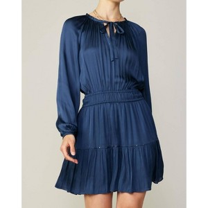 Women's Tiered Studded Mini Dress - current air - 1 of 4