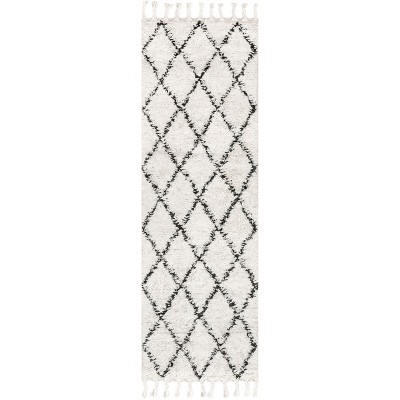 Nuloom Hand Knotted Fez Shag Indoor Area Rug