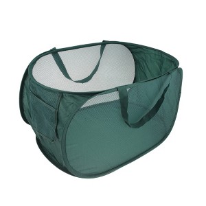 Unique Bargains Folding Single Layer Laundry Basket 22.83"x14.17"x14.17" 1 Pc - 1 of 4