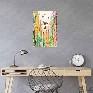 iCanvas Cette Cage N'etait Qu'un Cocon by Sylvie Demers Canvas Print Wall Art - 1 of 3