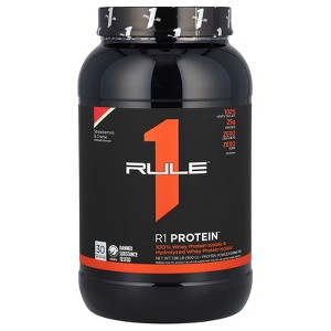Rule One Proteins R1 Protein Powder Drink Mix, Strawberries & Creme, 1.98 lb (900 g) - 1 of 2