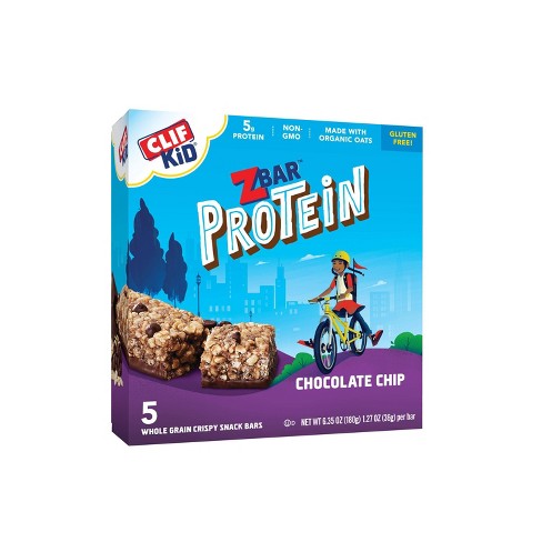 Clif Kid Zbar Protein Chocolate Chip Snack Bars : Target