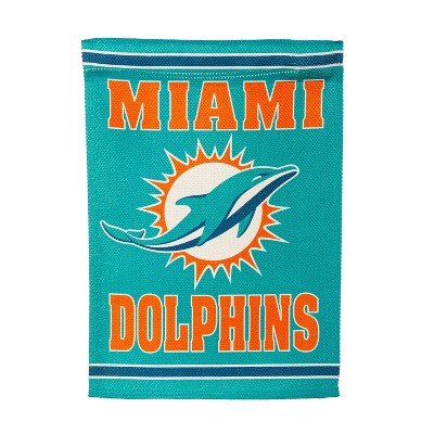 Embossed Suede Flag, GDN Size, Miami Dolphins