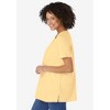 Woman Within Plus Size Perfect Short-Sleeve Keyhole Tee - 4 of 4