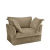 Ridstar Modern Single Sofa with 1 Big Back Cushion and 2 Big Toss Pillows For Living Room & Bedroom-Light Green - 2 of 4