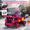 12V Kids Ride-On Dump Truck with Remote Control, Auto-Lifting Bed, Shovel, LED Lights, Electric Construction Vehicle Toy for Toddlers Ages 3-8 - 4 of 4