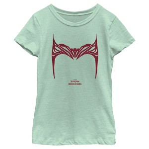 Girl's Marvel Doctor Strange in the Multiverse of Madness Helm of Wanda T-Shirt - 1 of 4