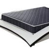 SEVOBAL Mattresses High Density Foam Mattress with Waterproof Cover and Breathable Quilted Fabric for Bedroom, Black and Blue, 75"*54"*6" - 4 of 4
