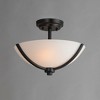 Maxim Lighting Deven 3 - Light Semi-Flush Mount in  Black - 3 of 3