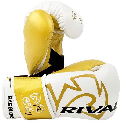 Rival Boxing RFX-Guerrero-V SF-F Soft Bag Gloves - 10 oz. - White