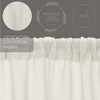 Tobacco Cloth Antique White Door Panel 72x40  VHC Brands - 3 of 4