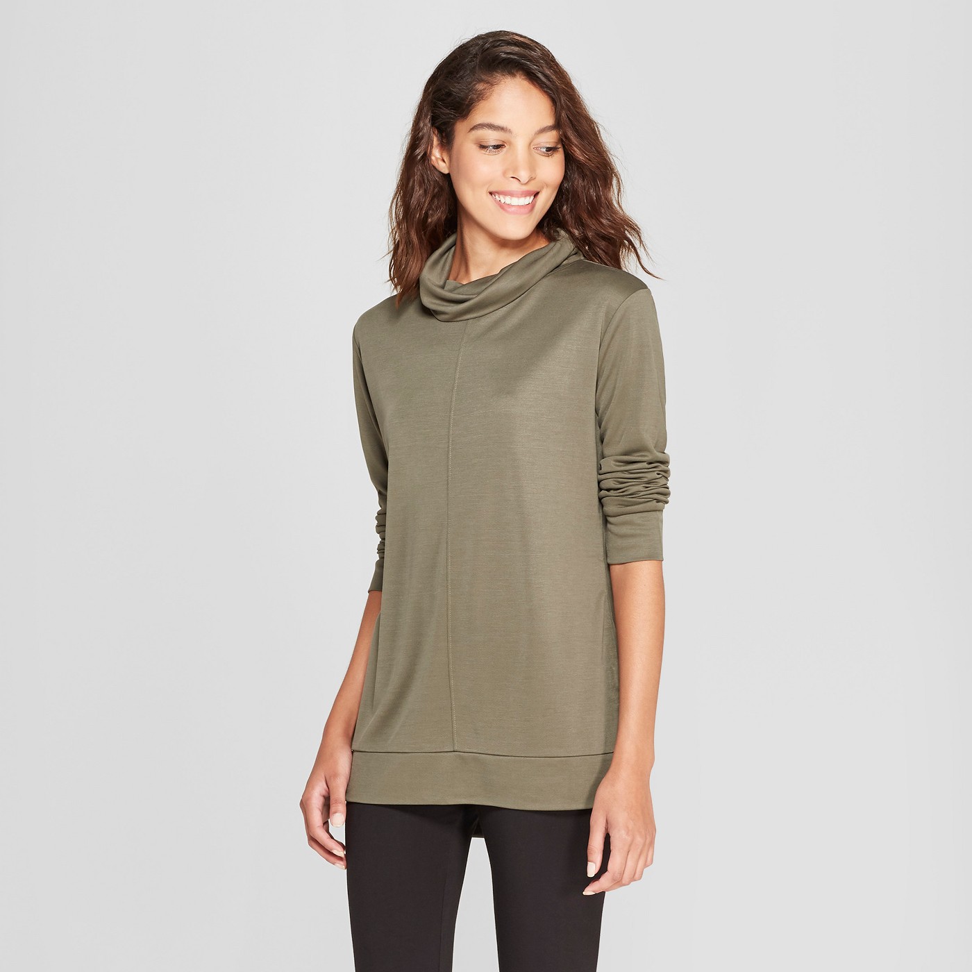 Women's Long Sleeve Cowl Neck Top - A New Dayâ„¢ - image 1 of 3