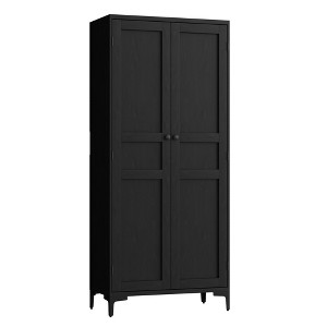63 Inch Tall Storage Cabinet, Kitchen Pantry Cabinet 5 Tier Bathroom Cabinet with 4 Doors Adjustable Shelves - 1 of 4