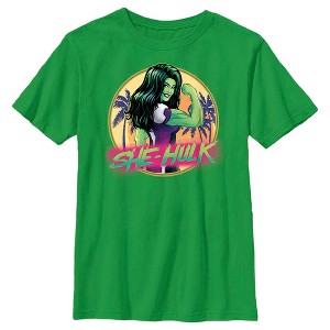 Boy's She-Hulk: Attorney at Law Hero at the Beach T-Shirt - 1 of 4