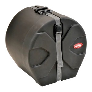 SKB 14" x 16" Floor Tom Case with Padded Interior, D-Shaped Drum Design, and Molded in Feet for Upright Positioning and Stability, Black - 1 of 4