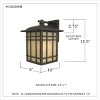Hillcrest 1-Light Imperial Bronze Outdoor Wall Lantern - 4 of 4
