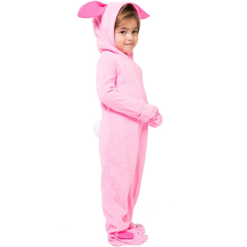A Christmas Story Toddlers' One Piece Bunny Pajama Costume Union Suit Outfit, 2 of 4