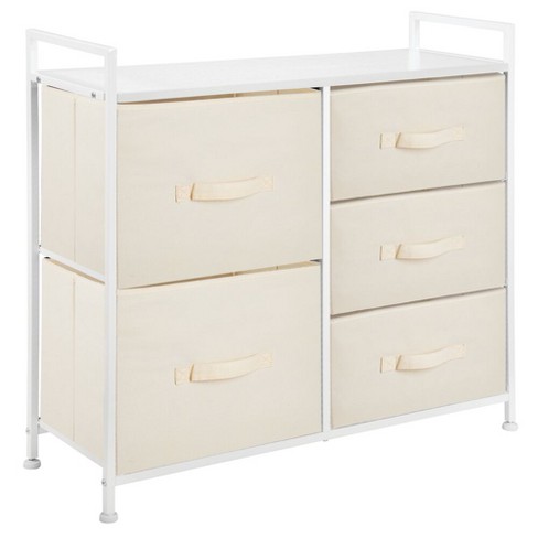 Mdesign Tall Dresser Storage Tower Organizer Unit 5 Drawers