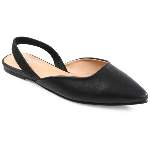 Journee Collection Womens Mallorca Pull On Almond Toe Sling-back Flats ...