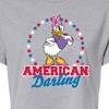 Women's - Disney - American Darling Daisy Cropped Graphic T-Shirt - 2 of 4