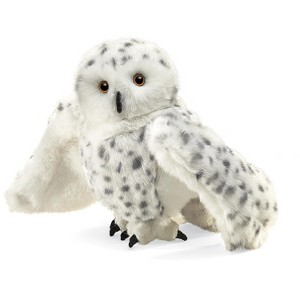 Folkmanis Puppets Snowy Owl Puppet 2236 - 1 of 4