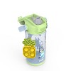 Zak Designs 16 fl oz Plastic Beacon Bluey Straw Water Bottle with Fun Popper: Kids & Toddler Portable Drinkware, Dishwasher-Safe - 4 of 4