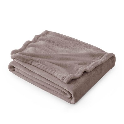 Bedsure | Flannel Blanket Solid 300GSM Soft Fuzzy Plush  Bed Blanket
