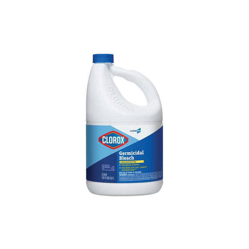 Clorox Concentrated Germicidal Bleach, Regular, 121 oz Bottle, 1 of 11