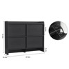 4 Shoe Cabinet with Flip Drawers, Wooden Shoe Cabinet with Adjustable Shelf, Freestanding Shoe Organizer, Hidden Shoe Storage for Entryway Hallway - 3 of 4