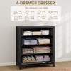 Nursery 4/5 Drawers Dresser for Bedroom, 37Inch/45 Inch Tall Chest of Drawers, Modern Clothes Storage Cabinet & TV Stand, Wood Drawer Organizer - 3 of 4
