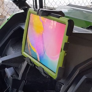 Tablet Holder With Storage Box,Organizer Tray Phone GPS Holder Mounts - 1 of 4