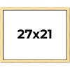 PosterPalooza | Simple Gold Picture Frame - UV Acrylic, Backing Board, Hanging Hardware Included - 2 of 4