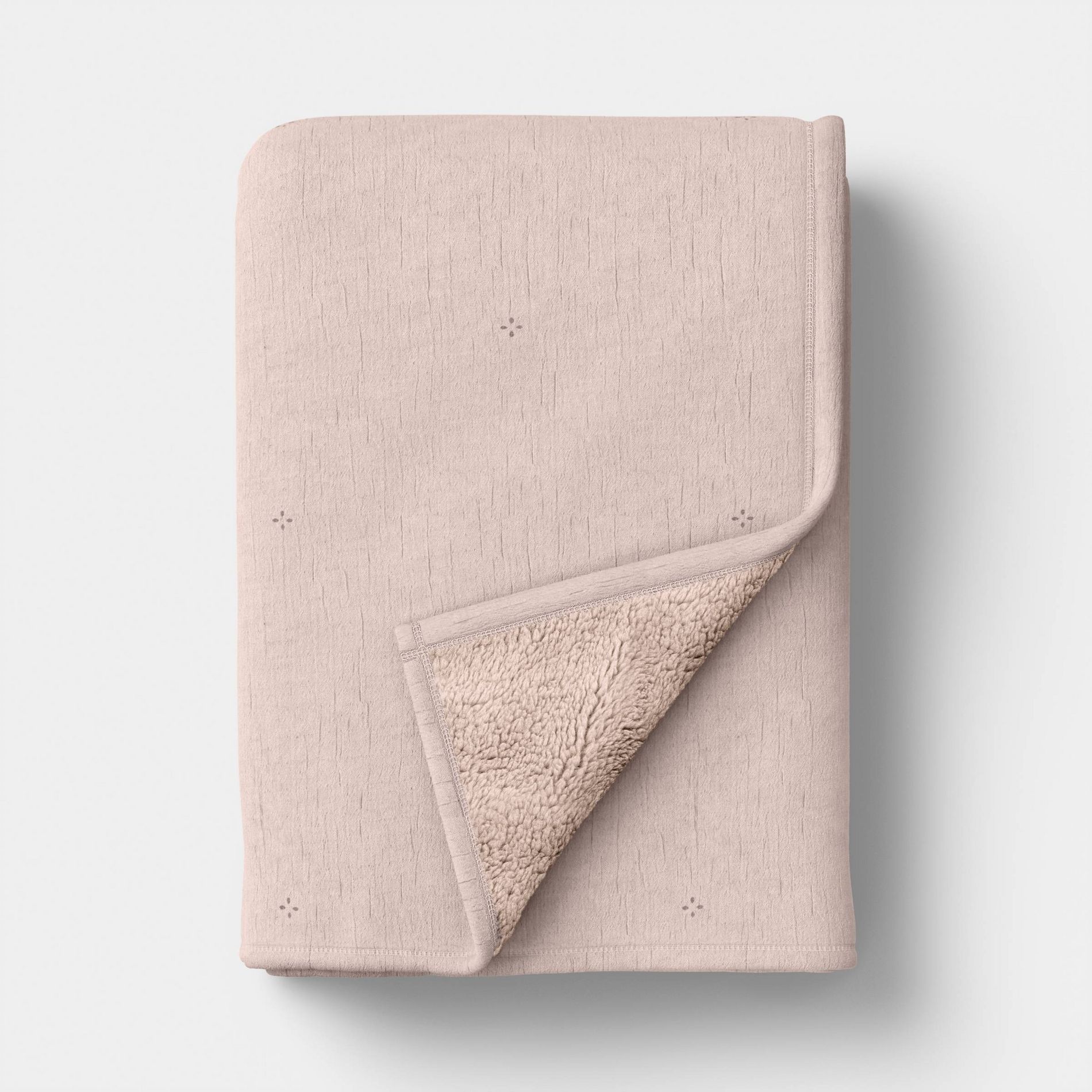 Valentine's Day Gauze Throw with Cozy Reverse Pink - Threshold™
