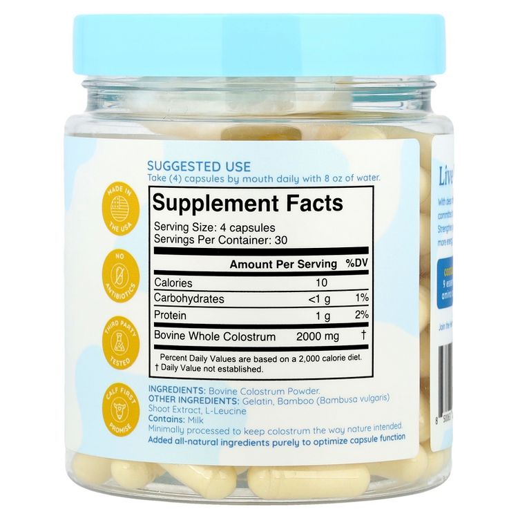 Wondercow Colostrum , 120 Capsules, 2 of 4