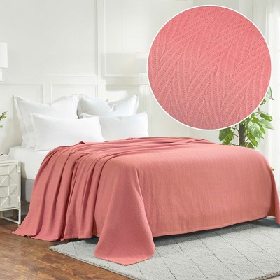 Chevron Zig-Zag Cotton Blanket by Blue Nile Mills