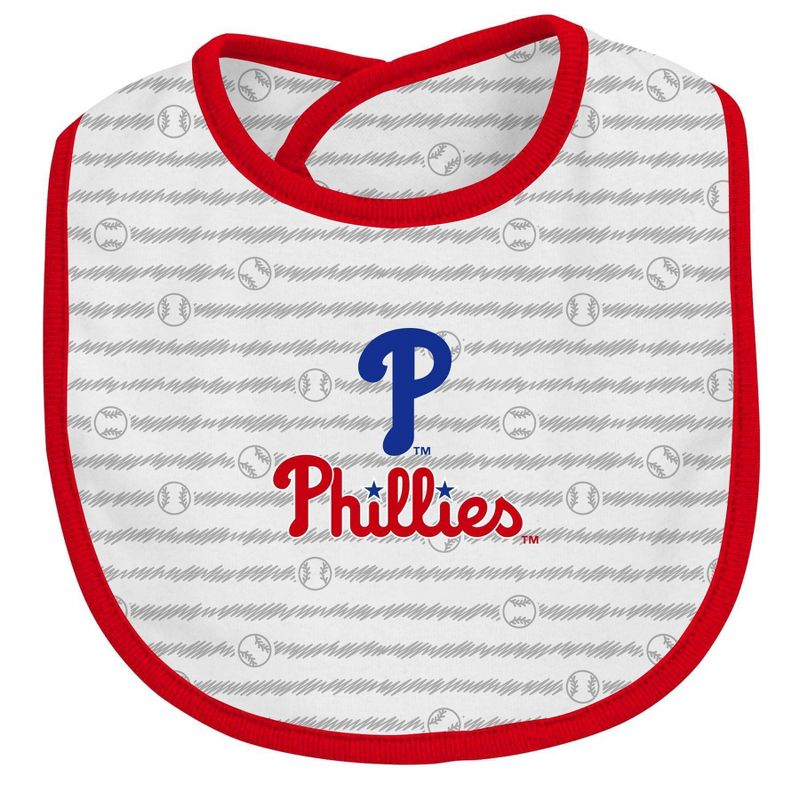 MLB Philadelphia Phillies Infant Boys&#39; Layette Set, 3 of 5