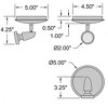 Access Lighting Mirage 1 - Light Pendant in  Bronze - 2 of 2