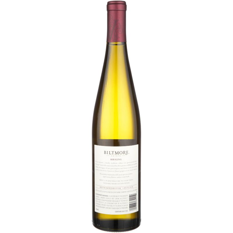 Biltmore Riesling White Wine - 750ml Bottle, 3 of 4