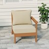 WestinTrends  Avalon Outdoor Patio HDPE Right Arm Facing Sectional Corner Club Chair with Patio Cushions - 2 of 4